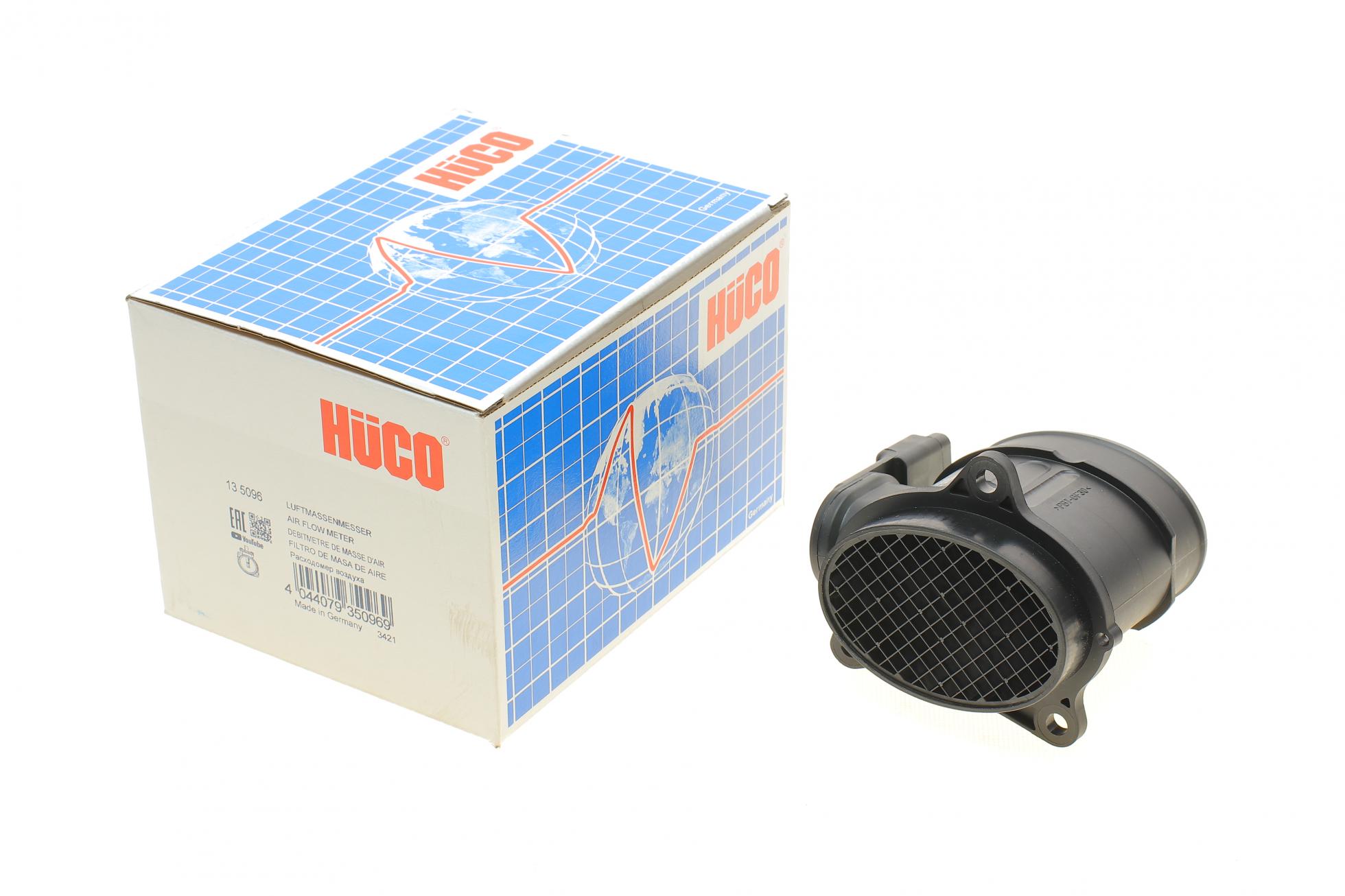 Расходомер воздуха Peugeot Expert/Fiat Scudo 1.6HDi/2.0TDCi 03- (HÜCO)