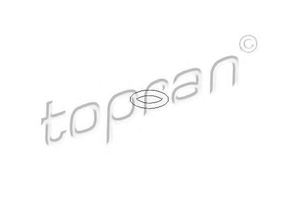 Прокладка водяного насоса/термостата Прокладка термостата TOPRAN арт. 104529
