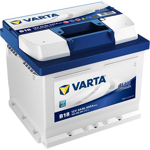 Аккумуляторы АКБ Varta Blue Dynamic 44Ah/440A (-/+) 207x175x175 B13 VARTA арт. 544402044