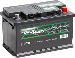 Аккумуляторы Акумуляторна батарея 70А GIGAWATT арт. 0185757044