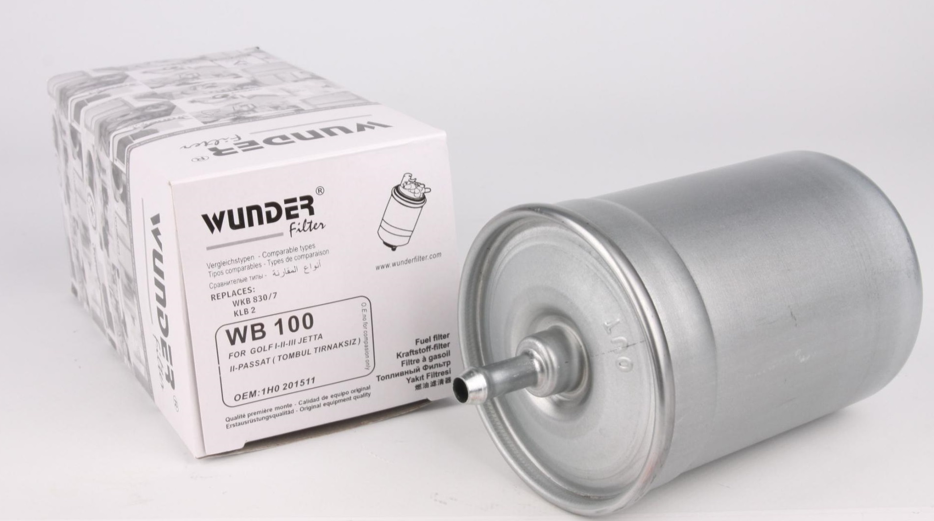 Фильтры топливные Фильтр топливный WUNDER арт. WB100