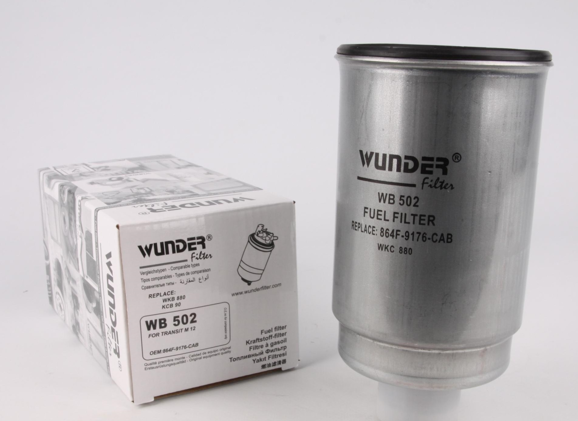 Фильтры топливные Фильтр топливный Ford Transit 2.5D/TD -97 WUNDER арт. WB502