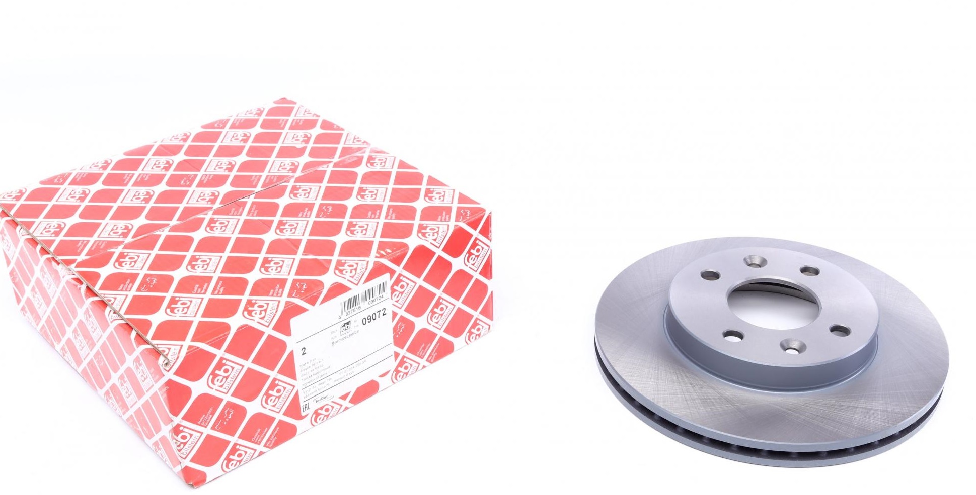 Тормозной диск Диск тормозной (передний) Renault Kangoo 1.2i/1.4i/1.9D 97-00 (238x20) FEBIBILSTEIN арт. 09072