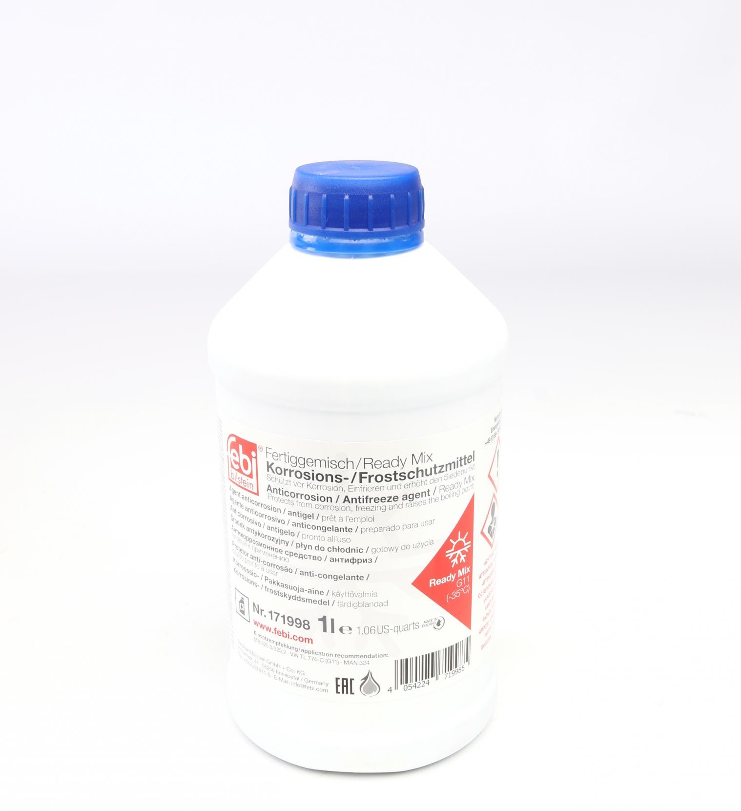Антифриз (синий) Readymix G11 (-35°C готовый к применению) (1L)