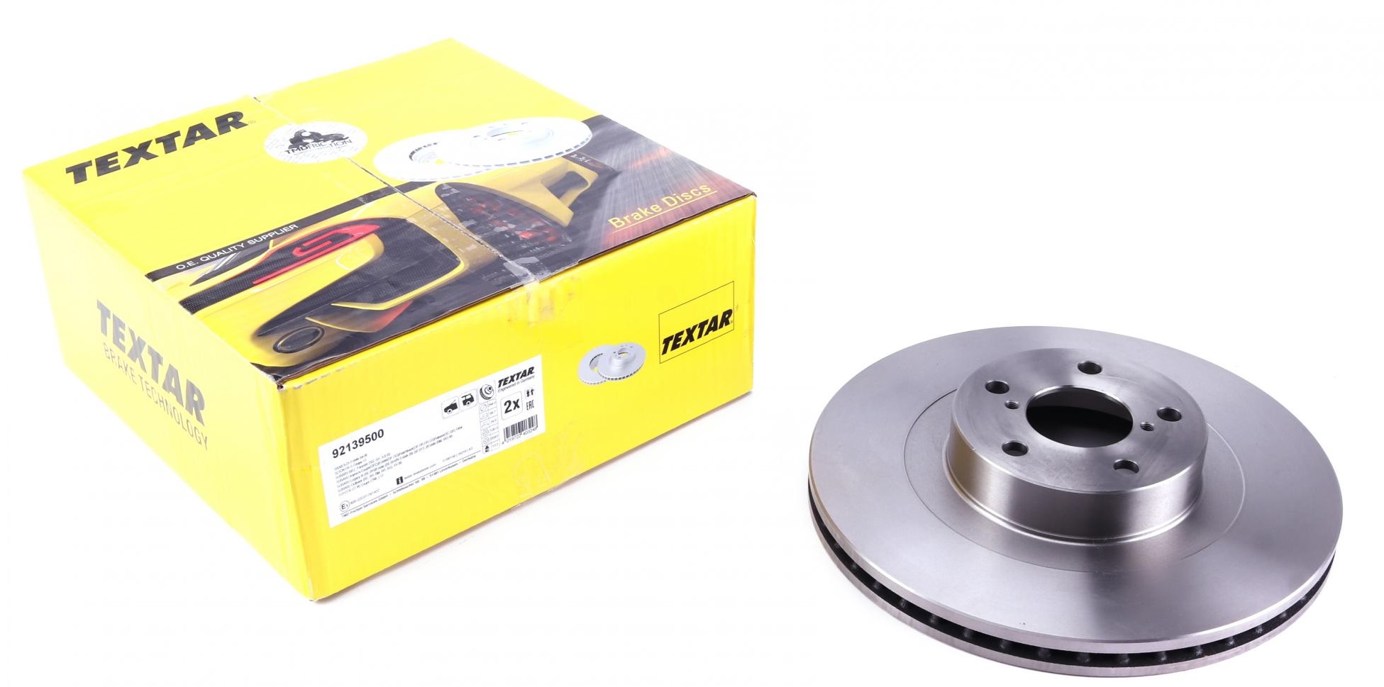 Тормозной диск Диск тормозной (передний) Subaru Forester 03-/Impreza 94-/Outback00- (294x24) TEXTAR арт. 92139500