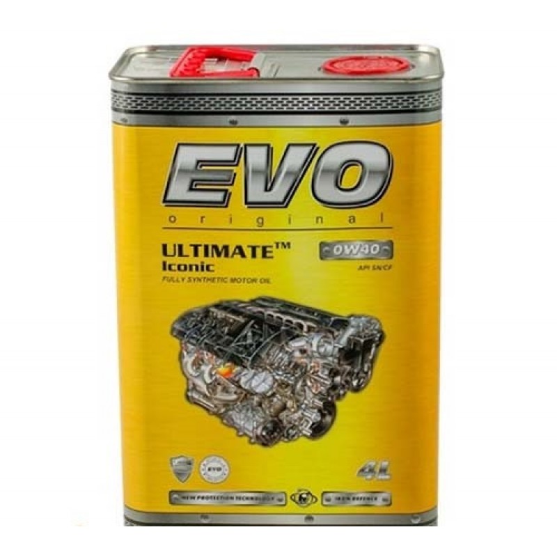 Масла моторные Мастило моторне EVO ULTIMATE Iconic 0W-40 4L EVO арт. EVOULTIMATEICONIC0W404L