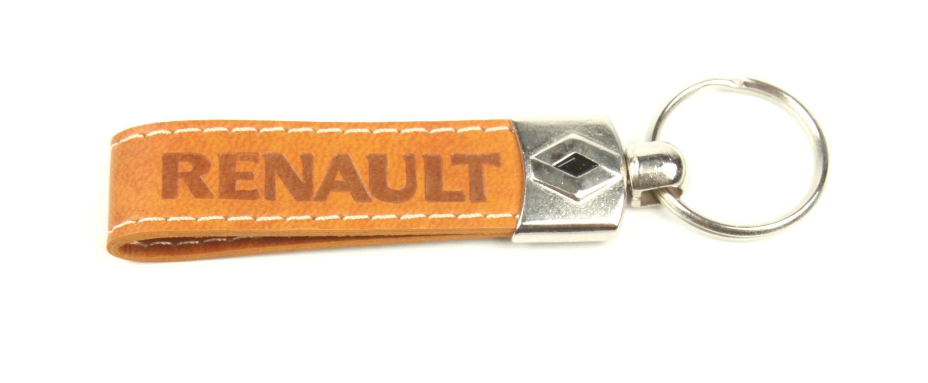 Брелок Renault (кожаный/коричневый) арт. 