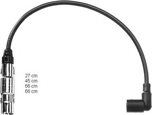Высоковольтные провода, кабели для запуска Комплект кабелів високовольтних BERU арт. ZEF989