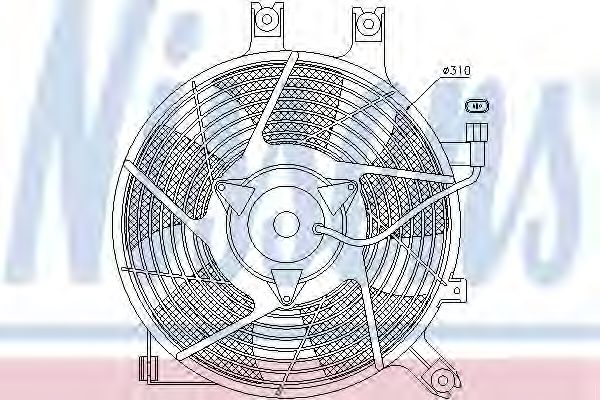Вентилятор радиатора Вентилятор радіатора NISSENS арт. 85384
