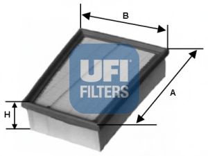 Повітряний фільтр UFI арт. 3014700