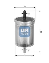 Фильтры топливные Паливний фільтр UFI арт. 3151300