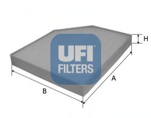 Фильтры прочие Фiльтр салону UFI арт. 5315300