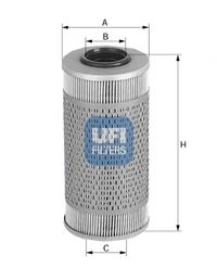 Фильтры топливные Паливний фільтр UFI арт. 2669400