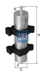 Фильтры топливные Паливний фільтр UFI арт. 3195000