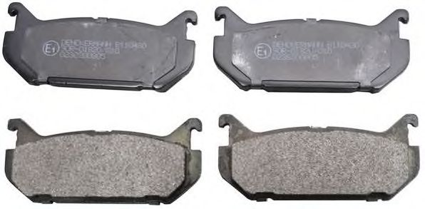 Тормозные колодки Гальмівні колодки дискові зад. Mazda 626 1.8-2.2/2.0D 92-97 DENCKERMANN арт. B110430