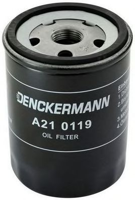 Фильтры масляные Фільтр масляний Opel Agila 1.0 12V, 1.2 16V 00.09- +ABS DENCKERMANN арт. A210119
