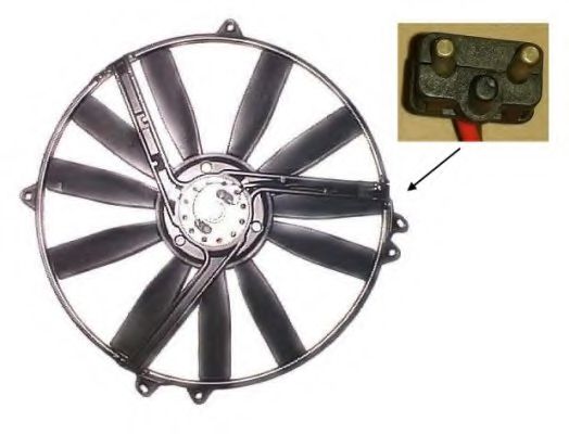 Вентилятор радиатора кондиционера MB Sprinter 208-416