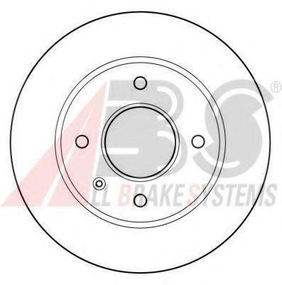 Тормозной диск Диск тормозной FORD ESCORT/ORION/SIERRA передн. вент. (пр-во ABS) ABS арт. 15728