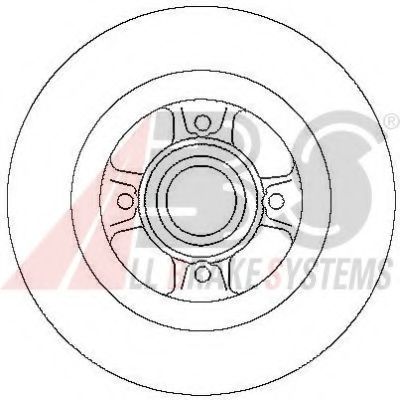 Тормозной диск ABS арт. 17029