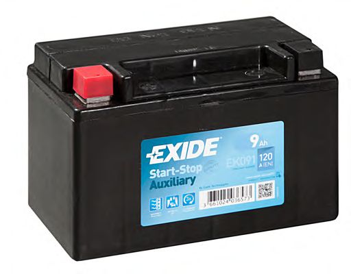 Аккумуляторы Аккумуляторная батарея EXIDE арт. EK091