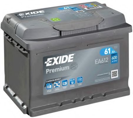 Аккумуляторы Аккумуляторная батарея EXIDE арт. EA612