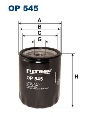 Фильтры масляные Фільтр масляний FILTRON арт. OP545