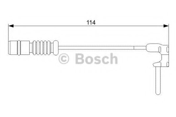 Датчики износа /ремкомплект суппорта Датчик зносу гальмівних колодок BOSCH арт. 1987473011