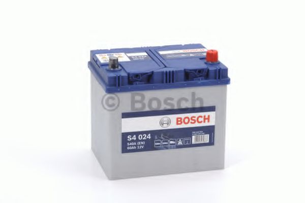Аккумуляторы АКБ Bosch Asia Silver S4 024 60Ah/540A (-/+) 232x173x225 BOSCH арт. 0092S40240