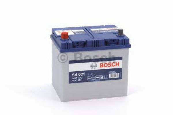 Аккумуляторы АКБ Bosch Asia Silver S4 025 60Ah/540A (+/-) 232x173x225 BOSCH арт. 0092S40250