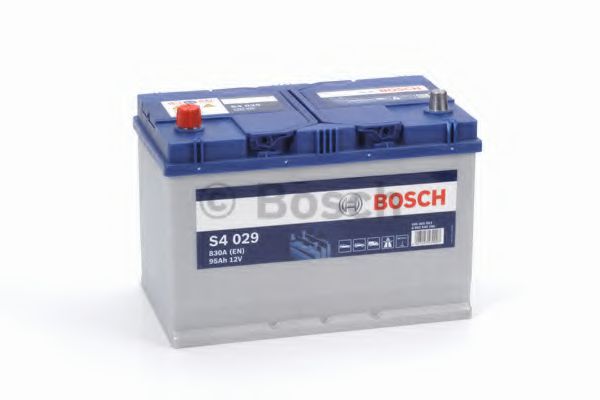 АКБ Bosch 95Ah (+/-) Silver Asia 830A