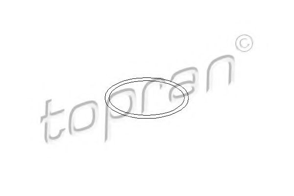Прокладка водяного насоса/термостата Прокладка водяної помпи TOPRAN арт. 103007