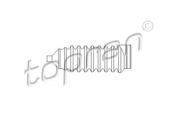 Пыльник рулевого управления Чохол захисний TOPRAN арт. 102808