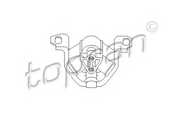 Подушка двигателя Подушка двигуна TOPRAN арт. 201380