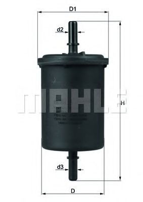 Фильтры топливные Фільтр палива KNECHT арт. KL4161