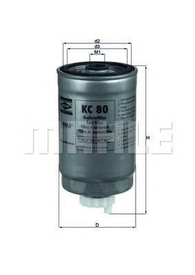 Фильтры топливные Фільтр палива KNECHT арт. KC80