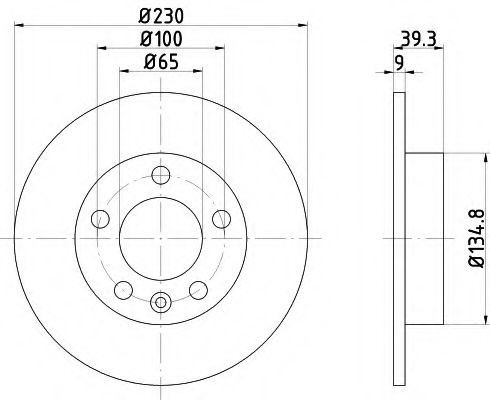 Тормозной диск Диск тормозной TEXTAR арт. 92082503