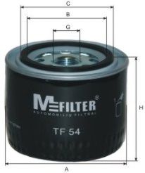 Фильтр масляный двигателя VOLVO (пр-во M-filter)