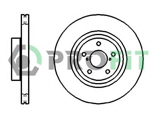 Тормозной диск Диск гальмівний PROFIT арт. 50101175