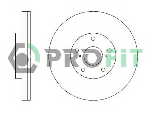 Тормозной диск Диск гальмівний PROFIT арт. 50101446
