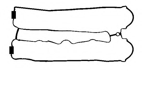 Прокладка клапанной крышки Прокладка клапанної кришки гумова BGA арт. RC0373