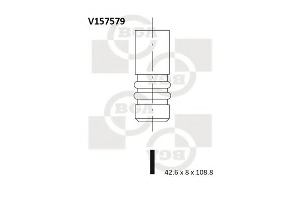 Клапан двигуна BGA арт. V157579