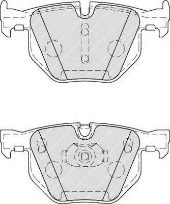 Гальмівні колодки дискові зад. BMW 3 (E90, E91, E92),X1 (E84) 2.0-3.0 05- /X5 (E70) 3.0d 08-