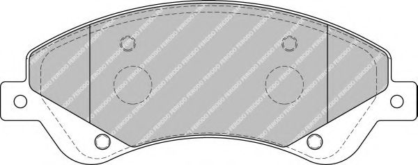 Колодки гальмівні дискові FERODO арт. FVR1929