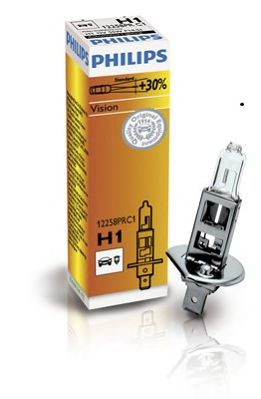 Автолампы Лампа H1 12V 55W P14.5S Premium ( 30% extra light) упаковка коробка PHILIPS арт. 12258PRC1